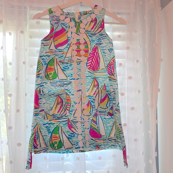 Lilly Pulitzer Other - Lilly Pulitzer Girls Dress, Size 8, Bright Colors: Sailboat Design